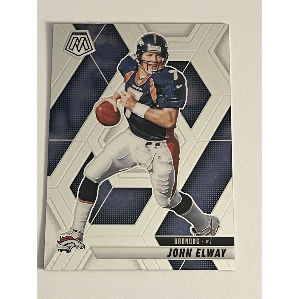 John Elway Panini Mosaic Denver Broncos Football Card